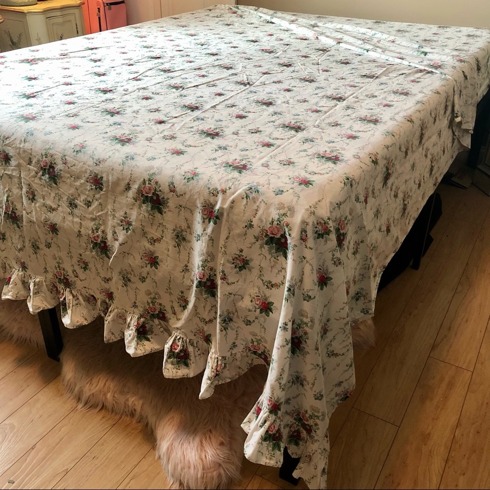 Vintage Ralph Lauren Sheet Set Queen Floral - good condition